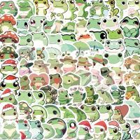 【YF】❃  100PCS Cartoon Frog Graffiti  Stickers Decals for BIke Notebook Laptop