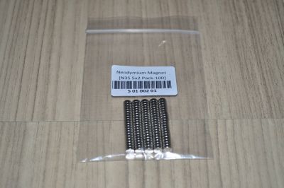 Neodymium Disc Magnets N35 5x2 mm. 100pcs.