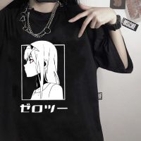 เสื้อยืดผ้าฝ้ายY2k ความงาม Darling ใน Franxx Zero 2 T ผู้ชายเสื้อ Inuyasha นากาโทโระ Graphic Tshirt มังงะ Streetwear เสื้อยืดชาย