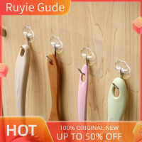 Ruyie 10 pcs Wall hooks 15 kg Heavy Duty self adhesive Hook ตะขอกันน้ำตะขอที่แข็งแรง