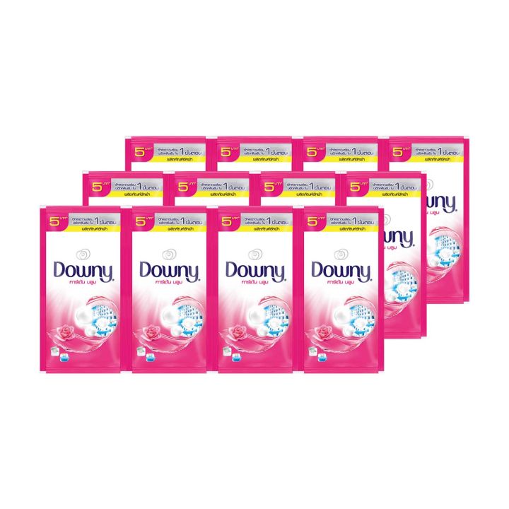 downy-liquid-concentrate-detergent-garden-bloom-pink-35-ml-x-12-ดาวน์นี่-น้ำยาซักผ้า-สูตรเข้มข้น-กลิ่นการ์เด้นบลูม-สีชมพู-ขนาดซอง-35-มล-x-12-ซอง