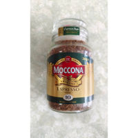 Exp. 19/02/2023 Moccona Espresso 10 Bold &amp; Intense มอคโคน่าเอสเปรสโซ่สไตล์เบอร์ 10กาแฟสำเร็จรูปพรีเมี่ยมขวด 200กรัม