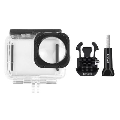 PULUZ 40m Waterproof Housing for GoPro HERO9 Black Max Lens Mod Diving Cover Protective Case with Buckle Basic Mount &amp; Screw