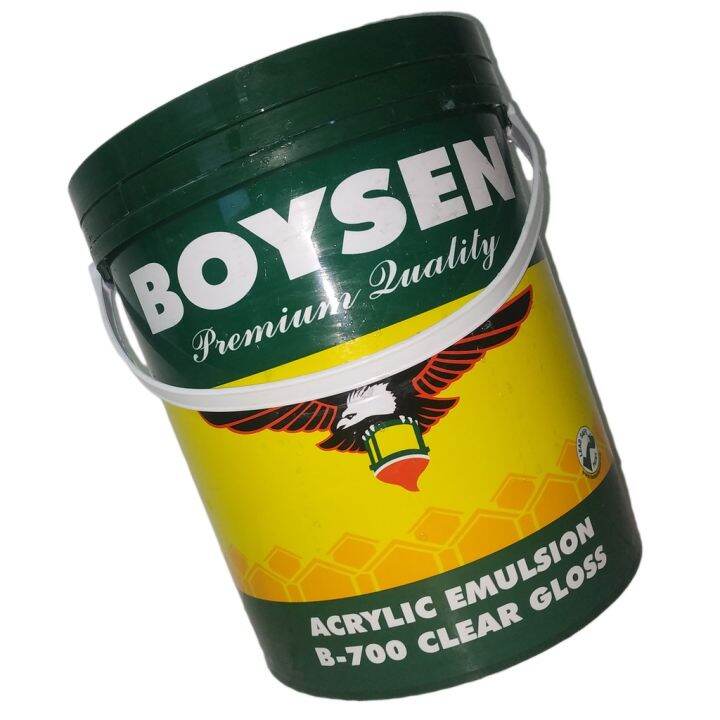 ☛BOYSEN ACRYLIC EMULSION CLEAR GLOSS B-700 ( 1 GALLON 1 GALLON 1 GALLON ...