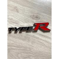 โลโก้ TYPE R ติด HONDA โลหะ ขนาด1.4.7x2.9cm