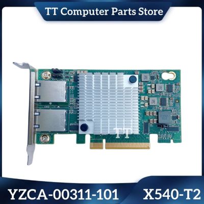 TT ต้นฉบับสำหรับ INTEL X540-T2 PCI-E พอร์ตคู่10กิกะบิตการ์ดเน็ตเวิร์กอินเตอร์เฟซไฟฟ้า RJ45 YZCA-00311-101แรงบันดาลใจ