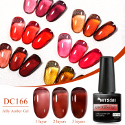 MTSSII 7ml Jelly amber Gel Nail Polish Translucent Gel Nail Polish Soak