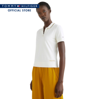 Tommy Hilfiger เสื้อโปโลผู้หญิง รุ่น WW0WW37547 YBL - สีขาว