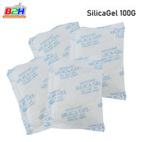 Silica Gel สารดูดความชื้น 100g. (4 ถุง) ใช้ดูดความชื้นเหมาะกับกล้อง, เลนส์, ยา, ชา, เครื่องเทศ, และอื่นๆ