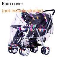 Universal Twin Baby Strolle Accessories Rain Cover Canopy Rainshed Sand prevention dust-proof cover