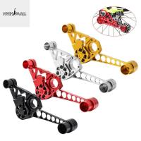 NHIH โซ่ Pusher 4สี1ชิ้นห่วงโซ่ตัวจับความเร็วเดี่ยวแหวนรองหลัง Derailleur พับไกด์โซ่จักรยานตัวปรับความตึงโซ่