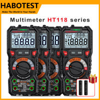 HABOTEST HT118 มัลติมิเตอร์ แบบดิจิตอล ช่วงอัตโนมัติ NCV Hz Ture RMS 1000V AC/DC 6000/20000 นับ Professional สูงที่แม่นยำ มัลติมิเตอร์ดิจิตอล มิเตอร์วัดไฟ มัลติมิเตอร์ดิจิตอลออโต้