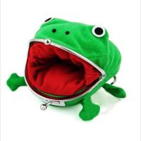 1PC Hot Selling Frog Wallet Anime Cartoon Wallet Coin Purse Manga Flannel Wallet Cute Purse Coin Holder Adult Kids Girls Gift