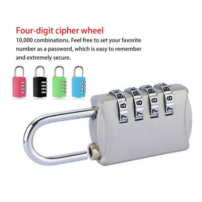 【CC】▣  Hot Luggage Suitcase LockDial Digit Number LockCode Combination Padlock Password LocksCode PadlockTSA Lock Zinc alloy