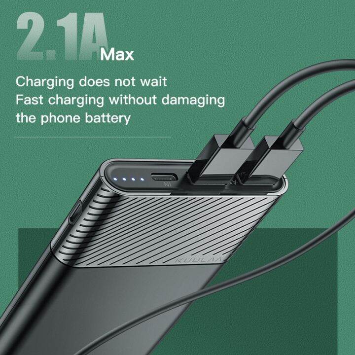 kuulaa-10000mah-power-bank-dual-usb-portable-charger-qc-pd-fast-charging-powerbank-digital-display-ultra-slim-external-battery-hot-sell-tzbkx996