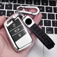 [New Changes]ใหม่ Soft TPU รถ Remote Key Case Cover Holder Shell Fob สำหรับ Volkswagen VW Magotan Passat B8 Golf สำหรับ Skoda Superb A7อุปกรณ์เสริม