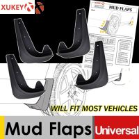 Universal Mudflaps Mud Flaps Flap Splash Guards Mudguards รถ Auto Van SUV รถบรรทุกซีดานล้อ Fender ด้านหน้าด้านหลัง