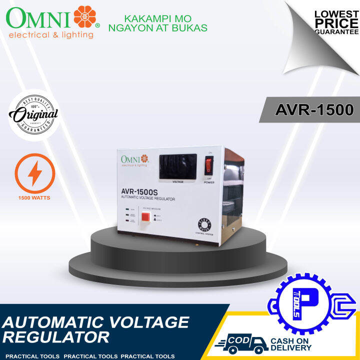 OMNI Automatic Voltage Regulator 1500W AVR-1500 | Lazada PH