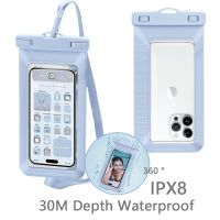 Waterproof Phone Bag Case For iphone 11 12 13 14 Pro Max Samsung IPX8 30m Waterproof PVC Swimming Bag Mobile Protective Cover