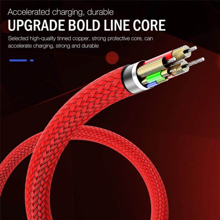 a-lovable-3acharge-usbfor-iphone-1311x6-7-8-plus-ipad-origin-nylon-linephone-cord-data-charger-wire-3m