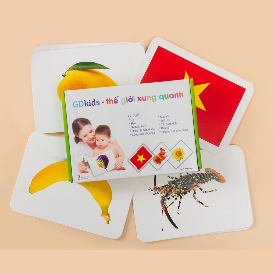 Flashcard glenn doman dạy bé thế giới xung quanh 100 thẻ - ảnh sản phẩm 1