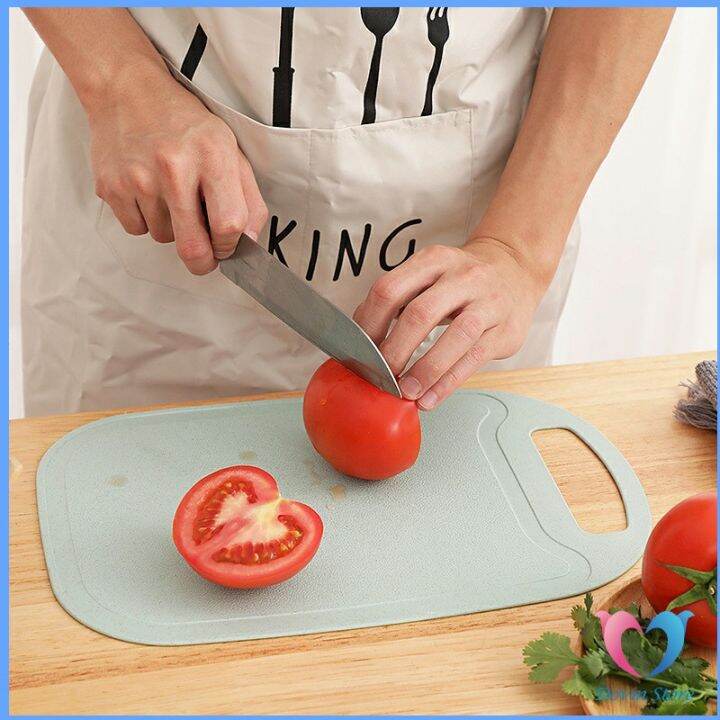 dovin-เขียง-ฟางข้าวสาลี-เขียงผักและผลไม้-เขียงพลาสติก-chopping-board