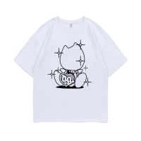 Funny Cute Bladee Drain Gang Cat Graphic T-Shirt Men Women Hip Hop T Shirts Short Sleeve Unisex Fan Gift Fast FREE Shipping Tees 4XL 5XL 6XL