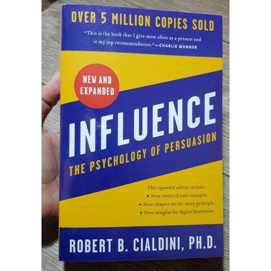 INFLUENCE: THE PSYCHOLOGY OF PERSUASION By Robert Cialdini | Lazada PH