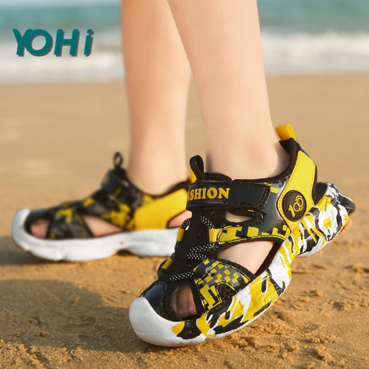 YOHI Sports Dép Sandal Cho Trẻ Em Trẻ Em Giày Đi Biển S Cho Nam Nữ