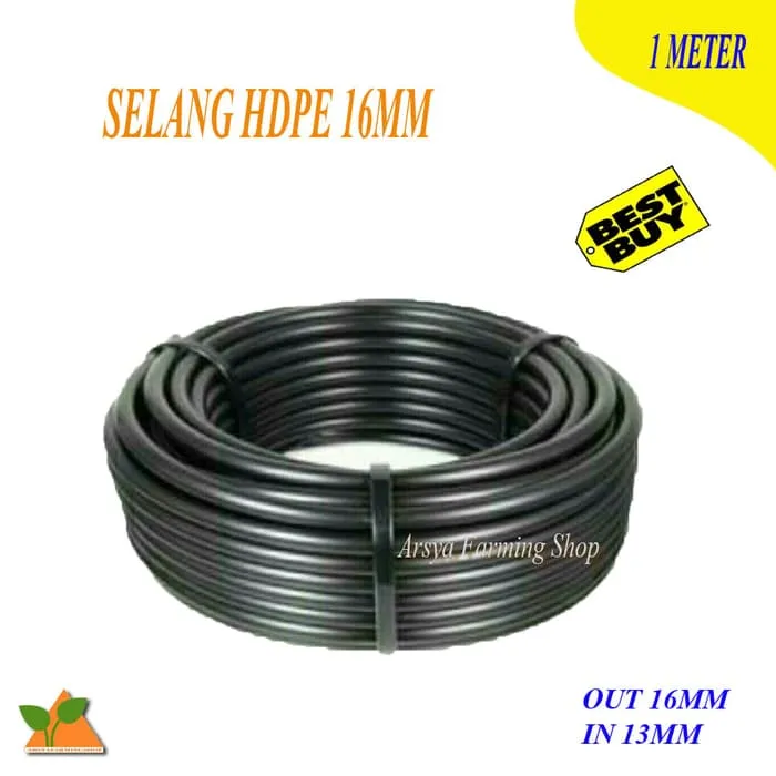 Selang PE 16 Mm Untuk Sistem Fertigasi Dan Irigasi | Lazada Indonesia