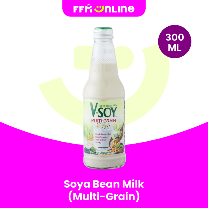 VSOY Soy Bean Milk 300ML (Bottle) MultiGrain Lazada