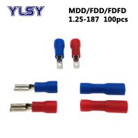 Insulated Terminals Electrical Crimp Connector   Fdd Connector Crimp Electrical - Terminals - Aliexpress