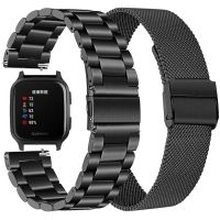 Paski ze stali nierdzewnej do Garmin Venu Sq Move 3 Forerunner 245 645 muzyka smartband z zegarkiem Metal 20MM do Vivoactive 3 Correa