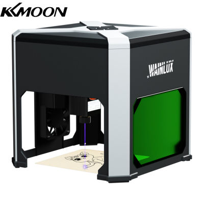 KKmoon WAINLUX K6เครื่องสลักแกะสลักเลเซอร์แบบพกพาเครื่องทำเครื่องหมายที่ใช้ในครัวเรือนรองรับบลูทูธไร้สายควบคุมแอปพลิเคชั่นแกะสลักแบบออฟไลน์สำหรับโลโก้ธุรกิจป้าย ID ของขวัญวันเกิด DIY ไม้เซรามิกไม้เข้ากันได้กับ Windows/macos/ios /Android