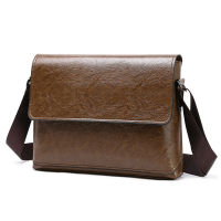 New Fashion High Capacity Men PU Leather Handbags Laptop Bags Male Business Travel Messenger Bags Mens Crossbody Shoulder Bag