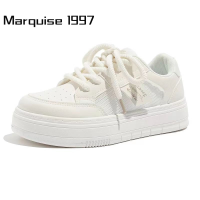 Marquise1997  รองเท้าผ้าใบผญ รองเท้าผ้าใบผู้หญิง รองดท้าผ้าใบ ผญ 2023 NEW FBX2390QIP 37Z230912