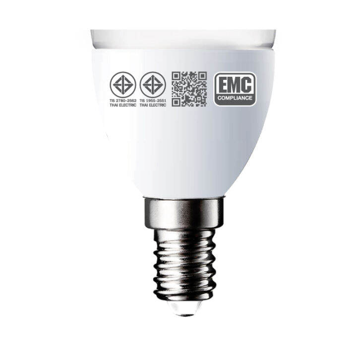 hi-tek-eco-series-หลอดจำปา-led-4w-ทรงเปลวเทียน-กระจกฝ้า-แสงนวล