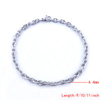 Women Ankel Bracelets Stainless Steel Anklets New Design O-Shaped Chain 91011 Inches Vintage Fashion Jewelry Factory Offer