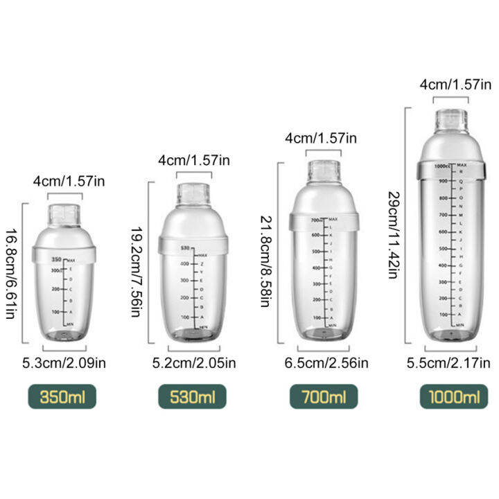 โปร่งใส-hand-shake-bar-เครื่องมือ-bar-tensils-ค็อกเทล-shaker-ขวดเครื่องดื่ม-shaker-ถ้วยผสม-barware