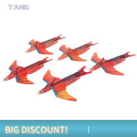 ?【Lowest price】TANG 5ชิ้น18ซม.มือโยนเครื่องบินหมุนของเล่นไดโนเสาร์ Flying GLIDER ของเล่นรุ่น