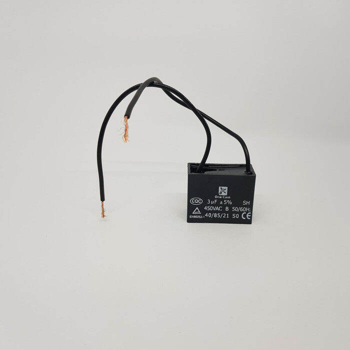 Kapasitor Fan AC 3 uf SK Kabel 2 Kipas Angin Indoor 3 Kotak KW2