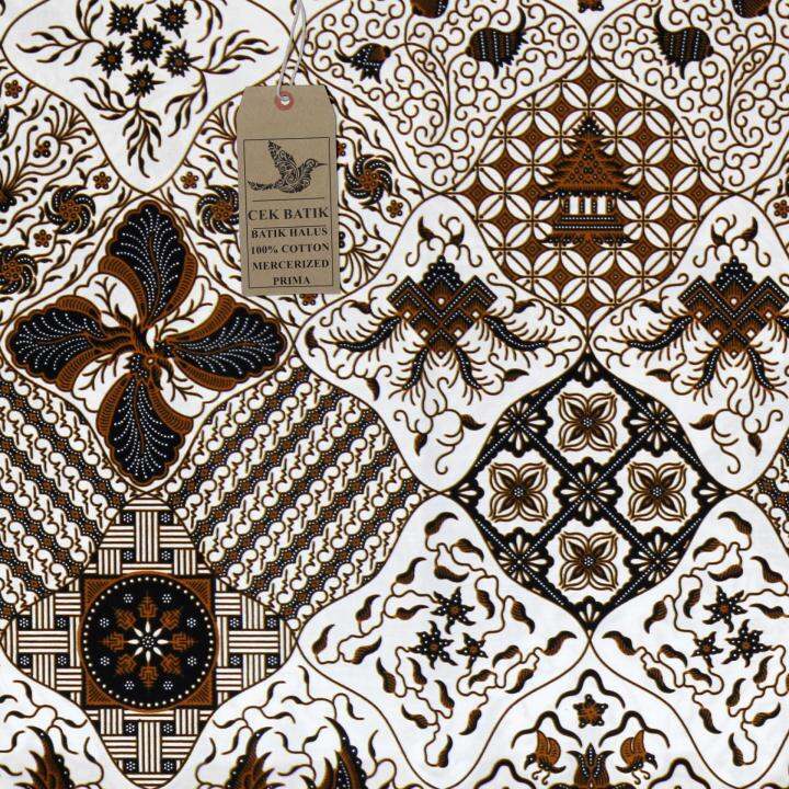 Batik Tradisional Exc Batik Motif Unik Batik Classic Sidoluhur Putih Ukuran Meter Lebih