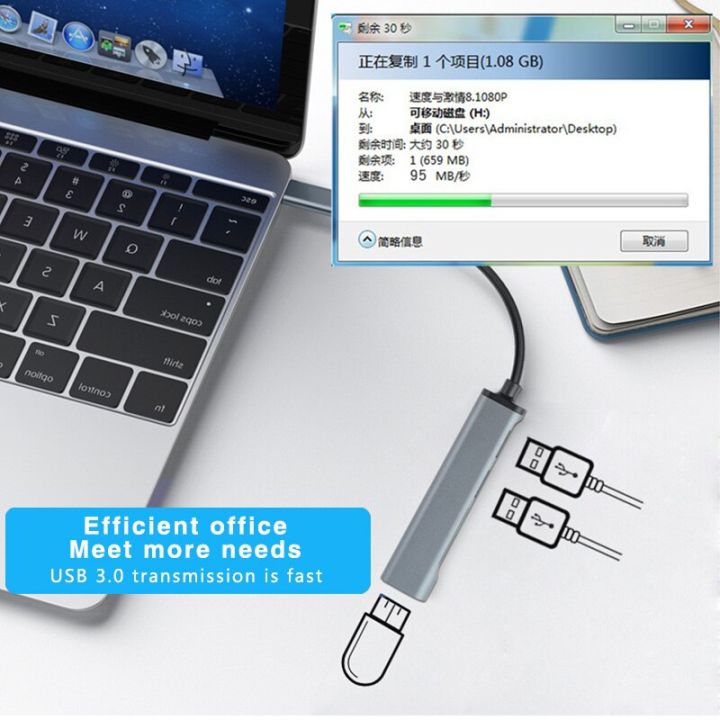 ชนิด-c-3-1-usb-3-0ฮับการ์ดความจำพอร์ตเครื่องอ่านการ์ดแฟลชไดรฟ์สองหัวความเร็วสูงสูงสำหรับ-lenovo-macbook-huawei-xiaomi-ฮับอุปกรณ์คอมพิวเตอร์