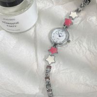 Cute star and moon chain watch girl birthday style Korean style simple fashion ins small fragrance style high-looking student