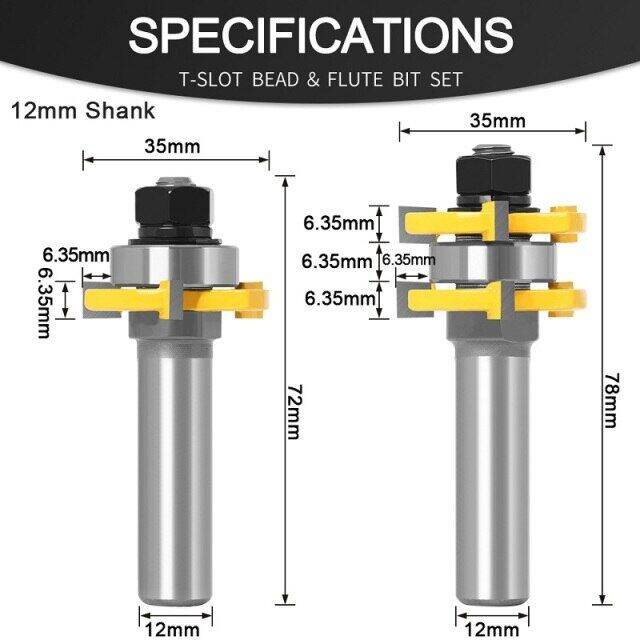 6mm-6-35mm-8mm-12mm-shank-assembly-tongue-and-groove-joint-wood-router-bit-1-4-1-2-นิ้ว-shank-cutters-สําหรับเครื่องมืองานไม้