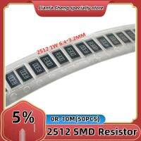 50pcs 2512 Chip Resistor SMD Kit 5% 1W 0R 1R 100R 1K 10K 100K M 101R 102 Ohm103R 104 Ohm  Full Value Available DIY Assorted Set