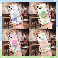 Soft Case drift sand Phone Case For iphone14 Plus Cute Durable phone stand holder Cartoon cartoon TPU Anti-knock Cover