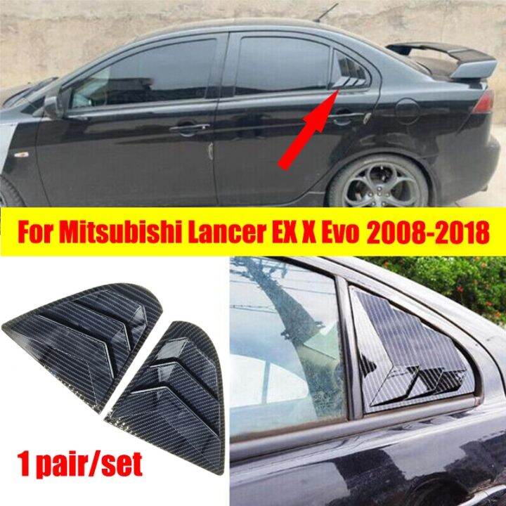For Mitsubishi Lancer EX X EVO 20082018 Rear Window Side Vent Shutter
