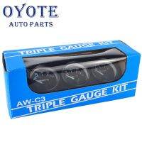 OYOTE 2 /52Mm น้ำมันชุดสามชุดเกจวัดความดัน + เครื่องวัดอุณหภูมิน้ำมัน + โวลต์มิเตอร์3 In1มิเตอร์รถยนต์พร้อมเซ็นเซอร์