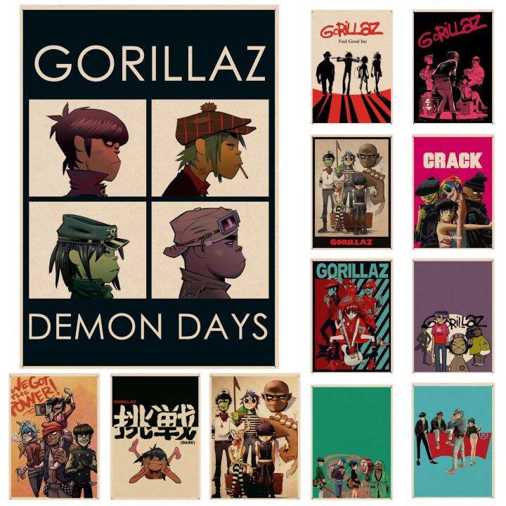 Gorillaz print clearance bar